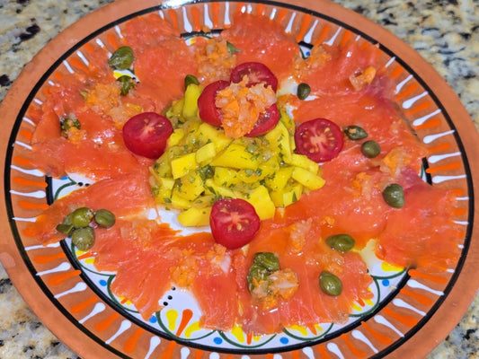 Spicy Salmon Carpaccio