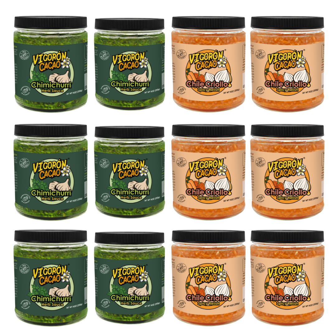 Chimichurri & Chile Criollo by the Case - 12 Jars (9oz)