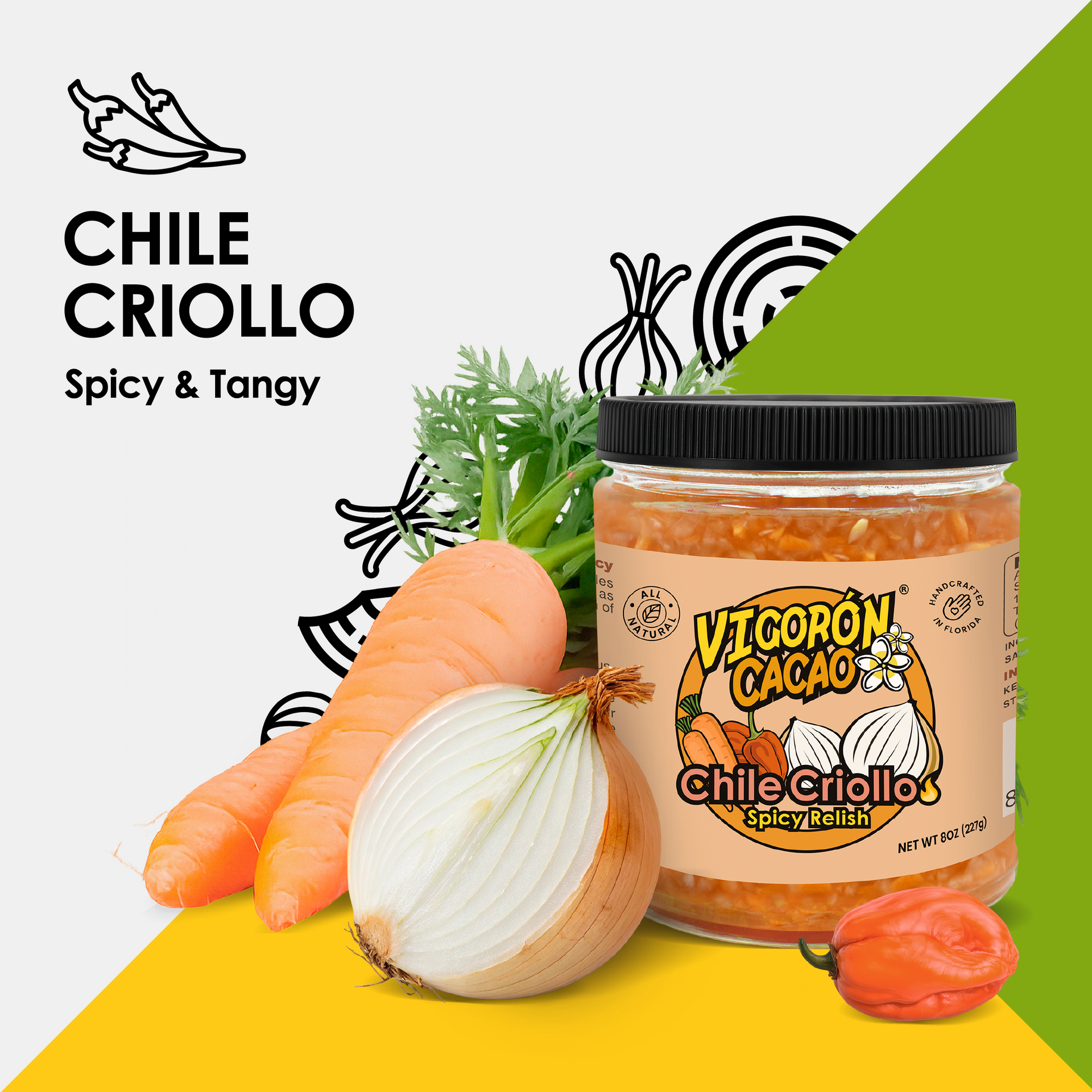 Chile Criollo Spicy Relish (8oz)
